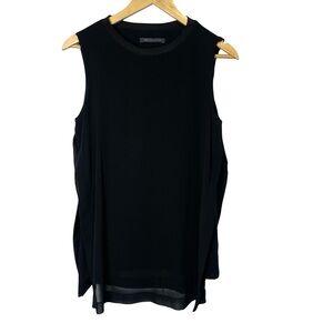 Marks & Spencer Collection Black Sleeveless Top, Size US 8